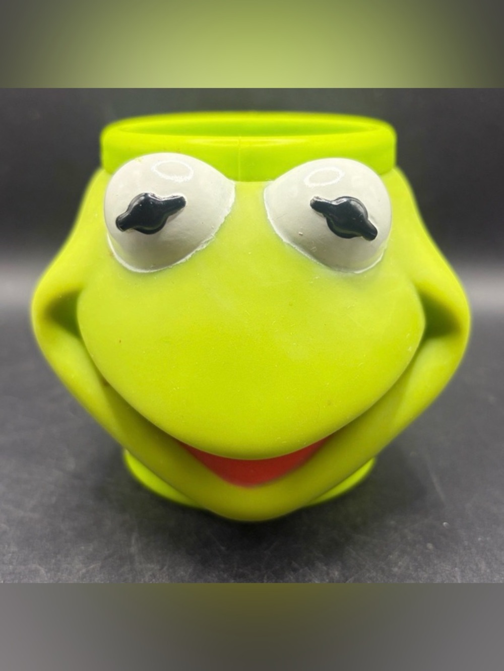Vintage Applause Kermit The Frog 3D Cup Jim Henson The Muppets Collectible Mug
